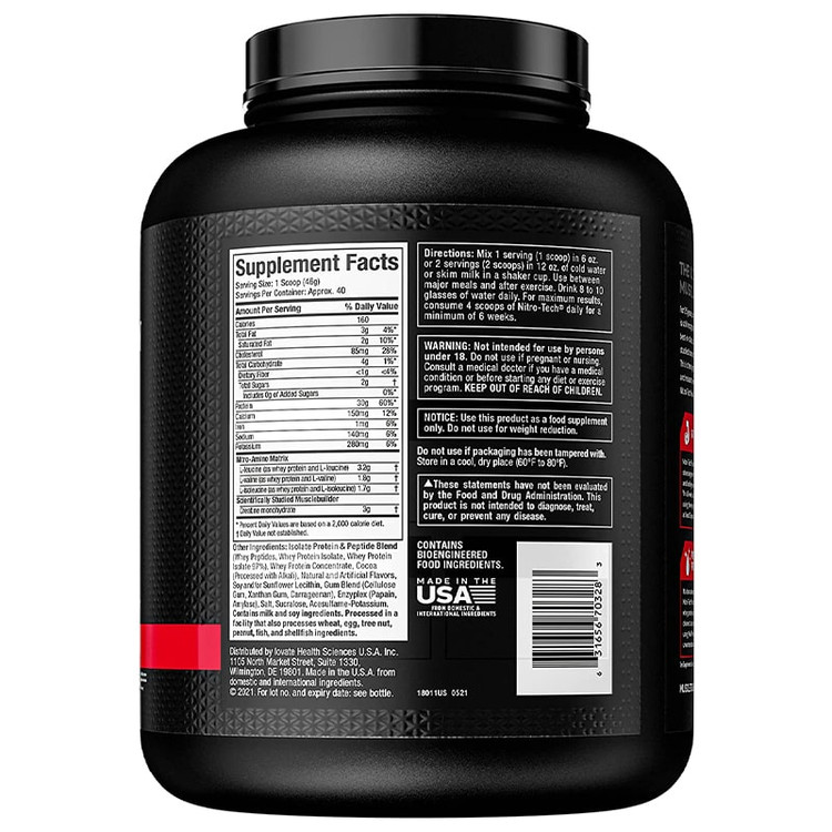 پروتئین وی نیترو تک ماسل تک اورجینال