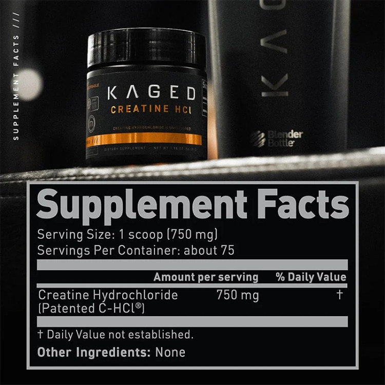 KAGED CREATINE HCL