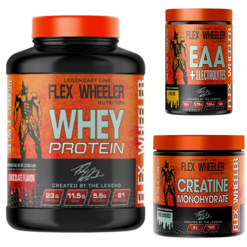 پکیج (وی+کراتین+EAA) افزایش حجم عضلانی فلکس ویلر