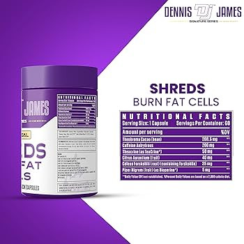 چربیسوز ترموژنیک شرد دنیس جیمز آمریکا