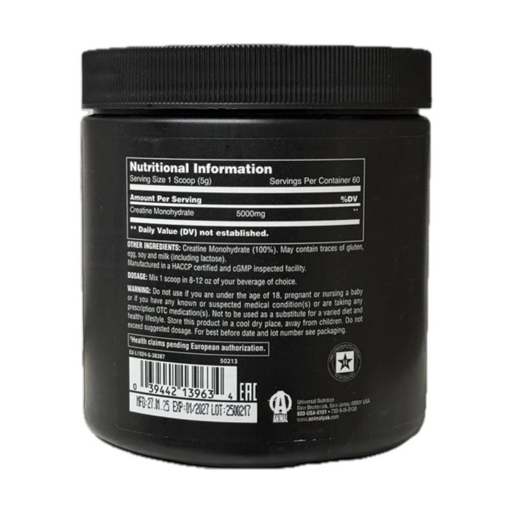 کراتین۱۰۰٪خالص انیمال یونیورسال