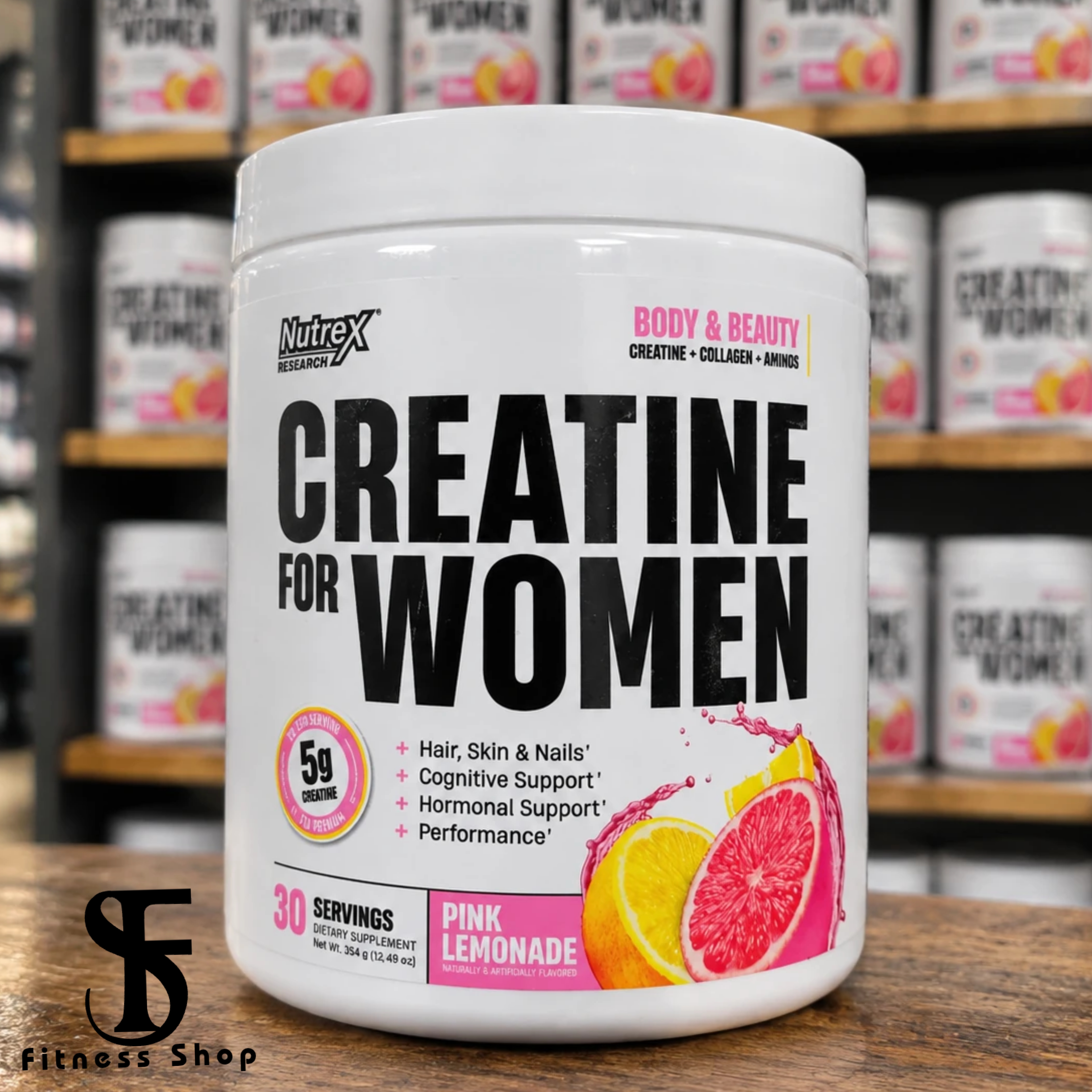 کراتین زنانه ناترکس (حاوی کلاژن+بی سی ای ای+ویتامین) Nutrex Creatine For Women