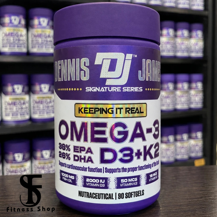 امگا ۳ D3+K2 دنس جیمز Dennis James Signature Series Omega-3 D3+K2